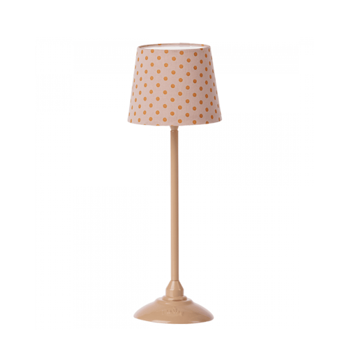 miniature floor lamp in dark powder