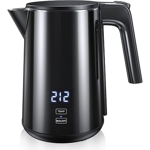 Electric Kettle 1.0L, 1200W Fast Boiling, 7 Temp Settings & 4H Keep Warm