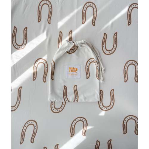 Cot Sheet | Western Horse Shoe – Little and Fern