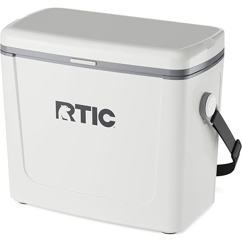 RTIC 16 Qt Road Trip Cooler, Hard Insulated Portable with Strap and Handle for Outdoor, Beach, Picnic, Camping, Sports, Travel