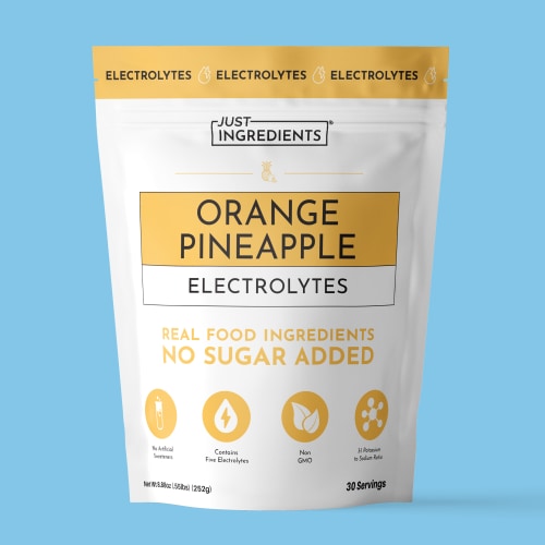 Orange Pineapple Electrolyte Powder, 30 Servings | Just Ingredients
