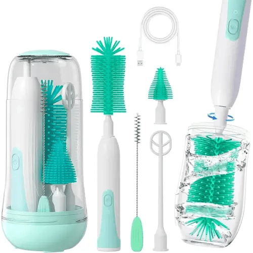 Electric Bottle Brush Cleaner, Portable Electric Baby Bottle - TikTok Shop