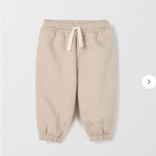 Baby Australian Cotton Blend Plain Trackpants - Taupe Marle | Target Australia