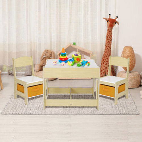 Harriet Bee Kids Square Play / Activity Table and Chair Set | Wayfair
