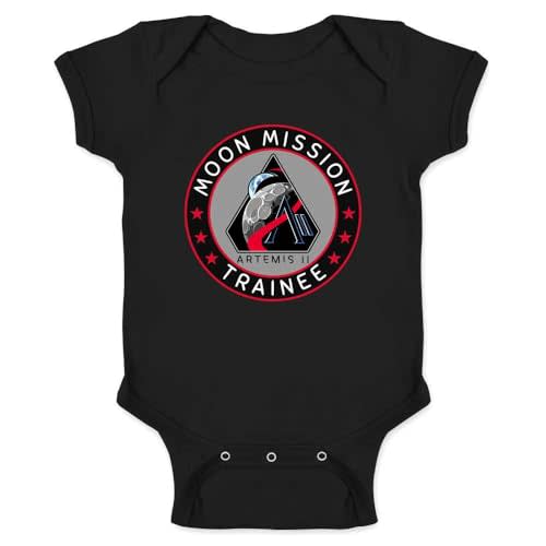 Pop Threads NASA Artemis II Program Moon Mission Trainee Infant Baby Boy Girl Bodysuit