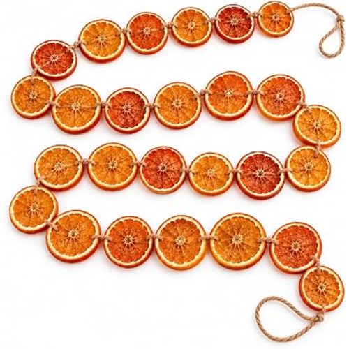 Dried Orange Garland 10FT Christmas Decor for Farmhouse Mantel