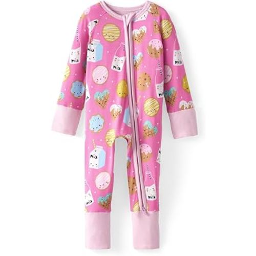 Little Sleepies Baby Pajamas, Viscose from Bamboo, Newborn Sleeper Baby PJs