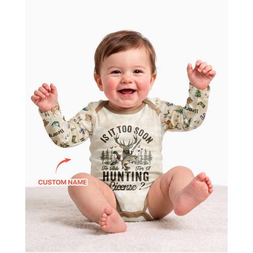 Personalized Funny Hunting Bamboo Bodysuit – Zumbamboo