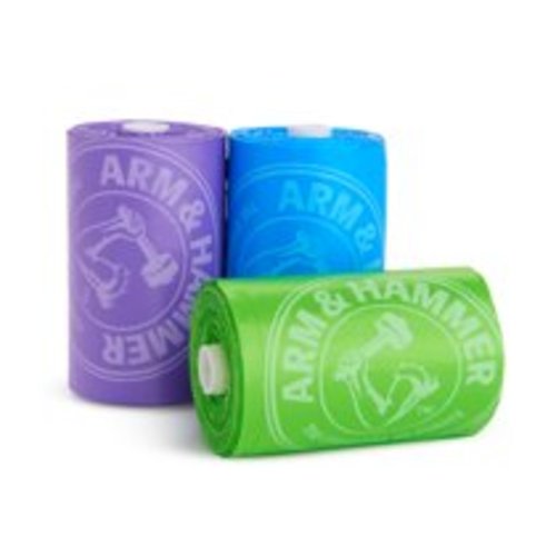 Arm and Hammer Disposable Diaper Bag Refills, 3 Count, 36 Bags