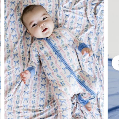 Amelia Bow Zipper Romper – In My Jammers