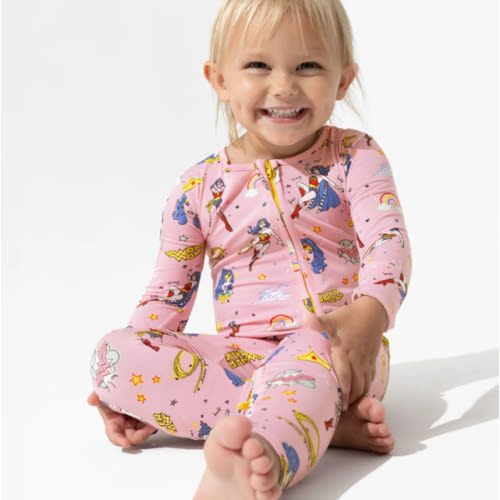 Wonder Woman Bamboo Convertible Footie