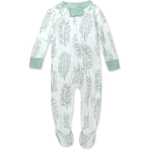 HonestBaby Baby Boys' Sleep & Play Footed One-piece Pajama Sleeper 100% Organic Cotton, Baby Boys