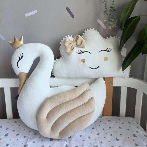 Swan & Cloud Pillow Set