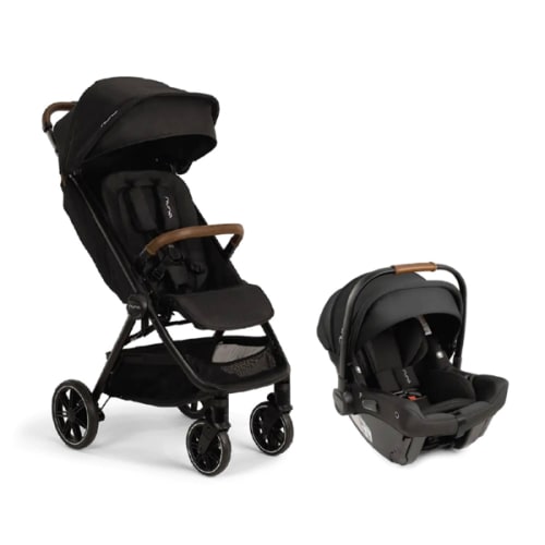 Nuna TRVL LX + PIPA urbn Travel System  - Caviar