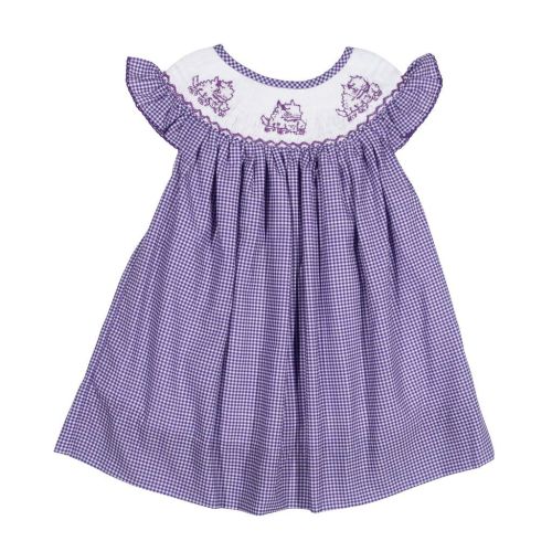 Teeta Smocked Horned Frog Kate Dress – Jojo Mommy