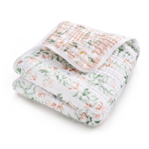 aden + anais butterfly garden essentials cotton muslin dream blanket