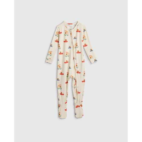 Bamboo Footie Pajama - Baby in Ice Cream Bears