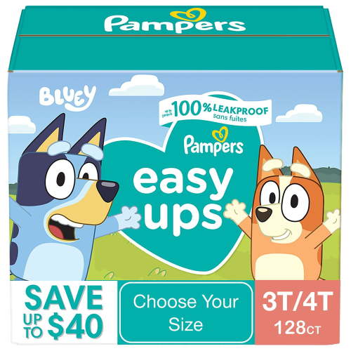 Pampers Easy Ups Training Pants Underwear, Sizes 2T-6T