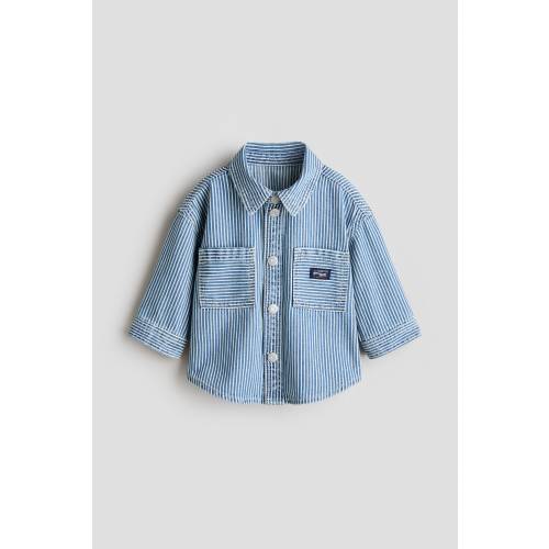 COTTON DENIM OVERSHIRT