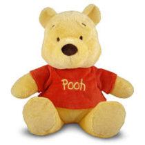 Kids Preferred Disney Baby Winnie the Pooh and Friends Stuffed Animal with Jingle and Crinkle, Pooh 12”