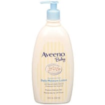 Aveeno Baby Loción Corporal de Humedad Diaria para Pieles Sensibles con Avena Coloidal Natural, Adecuada para Recién Nacidos, 18 FL OZ