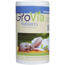 GroVia BioLiners – All Natural and Unscented for Natural Parenting – Breathable – Chlorine-Free – 200 Count