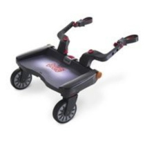 BuggyBoard Maxi Universal Stroller Board, Fits Strollers Including UPPAbaby, Baby Jogger, Bugaboo, No Need for a Double Stroller for Infant and Toddler, Max Weight 66 lbs, Black