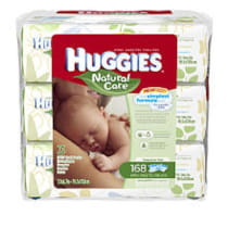 Huggies, Natural Care Soft Pack Refill, 56 Count