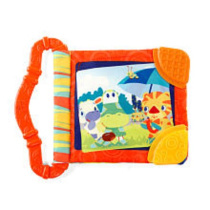 Bright Starts Teethe & Read Soft Book Toy, Ages 3 Months +, Style May Vary