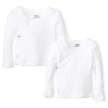 2-Pack Long Sleeve Side-Snap Shirts