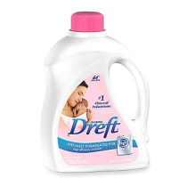 Dreft Stage 1: Newborn Hypoallergenic Liquid Baby Laundry Detergent (HE), Natural for Baby, Newborn, or Infant, 92 Oz (64 loads), Packaging may vary