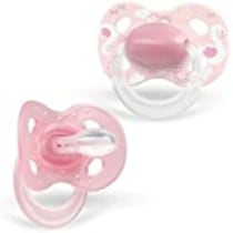 Philips AVENT Ultra Air Pacifier, 6-18 Months, Pink/Peach, 4 Pack, SCF245/42