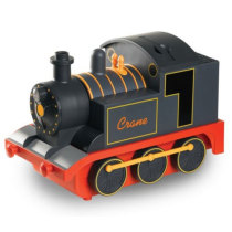 Crane Cool Mist Ultrasonic Baby Humidifier for Nursery and Kids Room, Auto Shut Off 1 Gallon, Optional Filter, Playful Design, Train