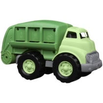 Green Toys Recycling Truck in Green Color - BPA and Phthalates Free Garbage Truck for Improving Gross Motor, Fine Motor Skills. Kids Play Vehicles