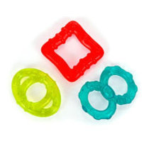 Bright Starts Chill & Teethe Water-Filled BPA-Free Baby Teething Toy, Ages 3 Months+