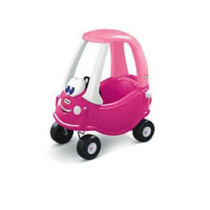 Little Tikes Princess Cozy Coupe Ride-On Toy - Toddler Car Push and Buggy Includes Working Doors, Steering Wheel, Horn, Gas Cap, Ignition Switch - For Boys and Girls Active Play , Magenta