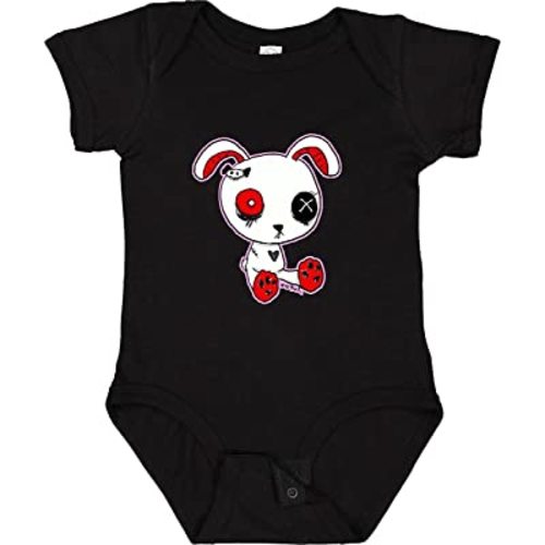 inktastic Goth Bunny Baby Bodysuit - Gus Fink Studios