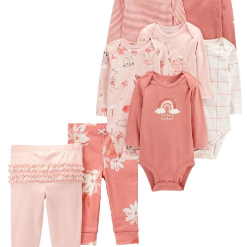 Multi 8-Pack Bodysuits & Pants Set | oshkosh.com