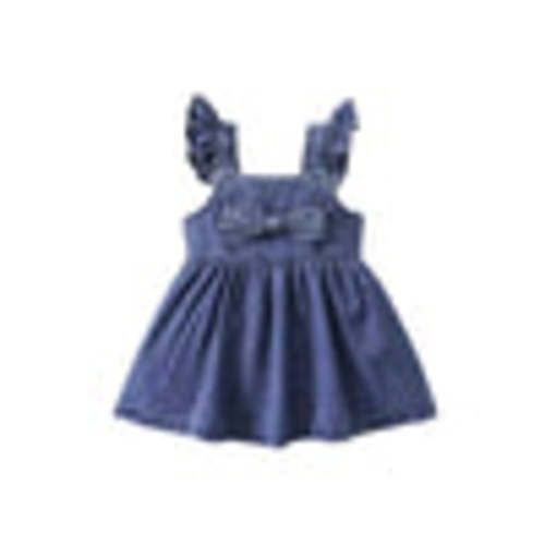 Denim Bow Dress