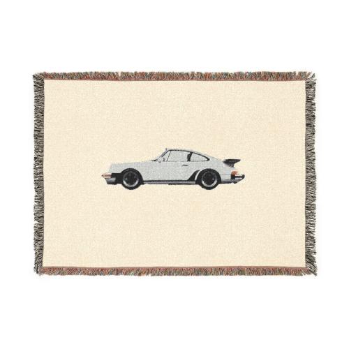 Classic Porsche 911 Woven Blanket