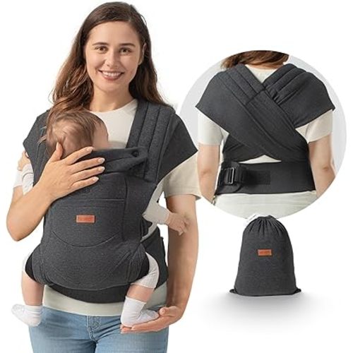 besrey Baby Carrier, Baby Wraps Carrier Mom Dad, Mens Front Back Infant Carrier, Soft Baby Holder Carrier, Baby Gift Wrap, Cloth Shirt Kangaroo Carrier, Forward Chest Carrier
