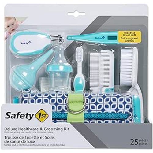 Safety 1st Deluxe 25-Piece Baby Healthcare and Grooming Kit (Arctic Blue) - 25 Pieces