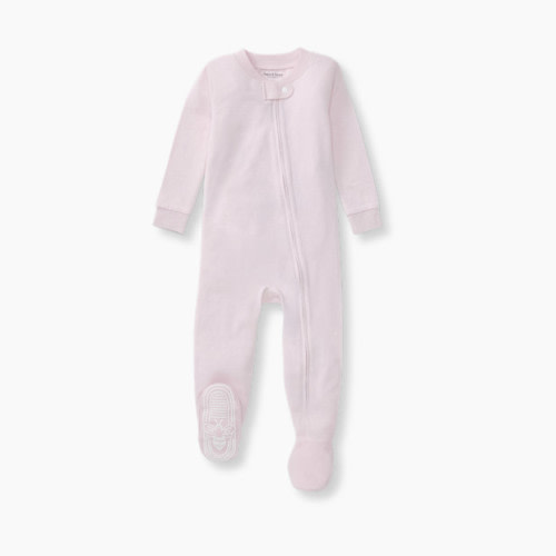 Honeysoft™ Buttery Soft Lyocell and Organic Cotton Blend Sleeper Footed Zip Up - Sweet Lavender