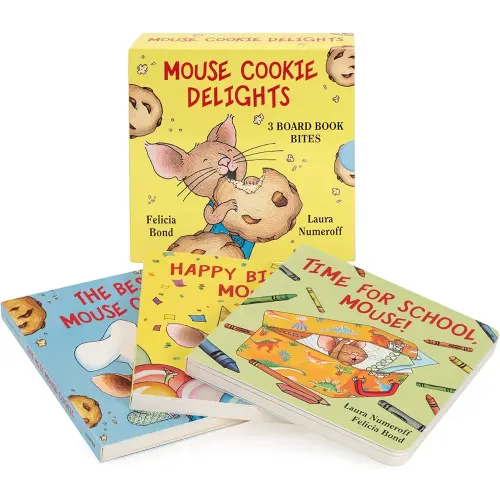 Mouse Cookie Delights: 3 Board Book Bites: The Best Mouse Cookie; Happy Birthday, Mouse!; Time for School, Mouse! (If You Give...)
