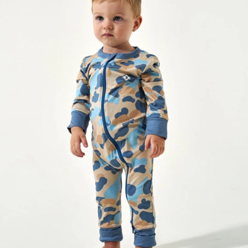 Baby Zip Up - Rockport Camo – BURLEBO