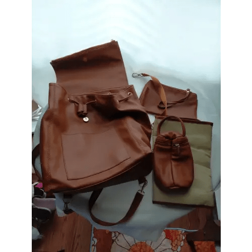 Leather diaper bag | Vinted