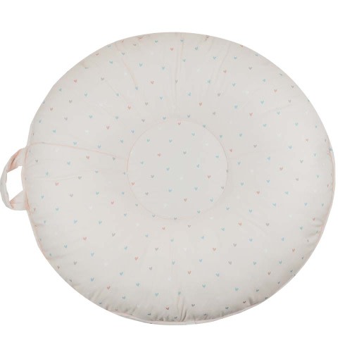 Blythe Pink Mini Floor Cushion
