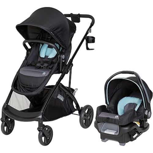 Baby Trend Sonar™ Switch 6-in-1 Modular Stroller Travel System with Ally 35 Infant Car Seat, Desert Blue