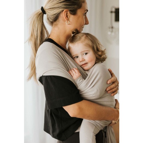 Écharpe de portage en bambou Grise