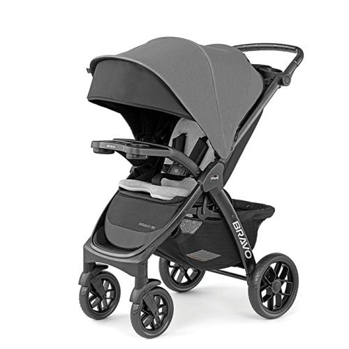 Amazon.com: Chicco Bravo LE ClearTex Quick-Fold Stroller - Pewter | Grey : Everything Else